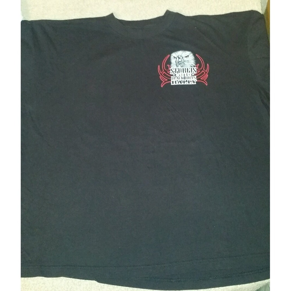 Mens 2XL Foot Locker Sturgis 2010 Black Hills Rally black t-shirt‎